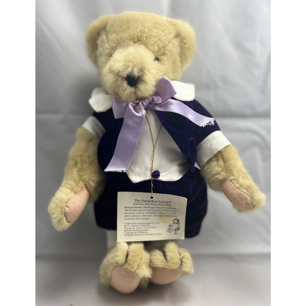 Fuzzy Vanderbear 1982 North American Bear Co. Jointed Vintage